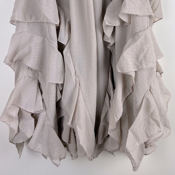 Joyfolie | Cottagecore Photo Shoot Tiered Maxi Sylviane Dress in Light Taupe | 5 - Picture 10 of 15